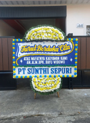 Papan Bunga Duka di Sindangmandi